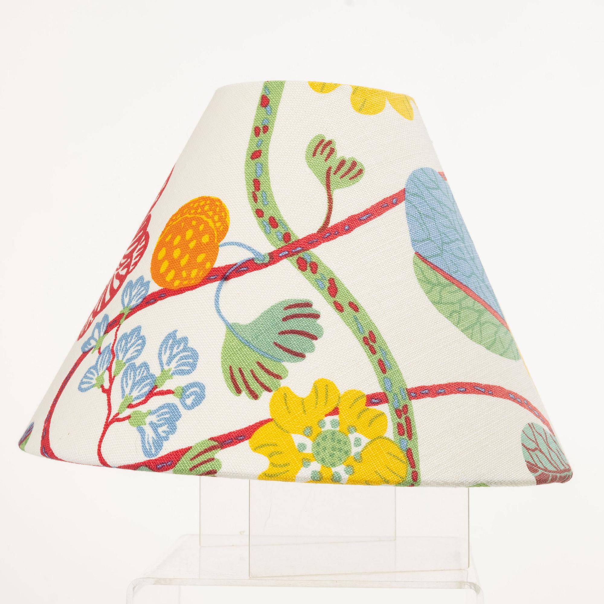 Josef Frank, three lampshades and a tea cosy, Svenskt Tenn.