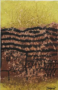JAMES COIGNARD, gouache, signerad.