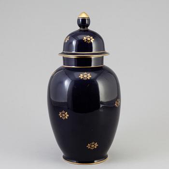 a vase by Graf Von Henneberg Porzellan Jlmenau 1777, Germany, first half of the 20th century.