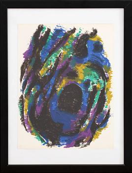 Alfred Manessier · ALFRED MANESSIER, originalfärglitografi, ur XX:e siècle nr 15, 1960.