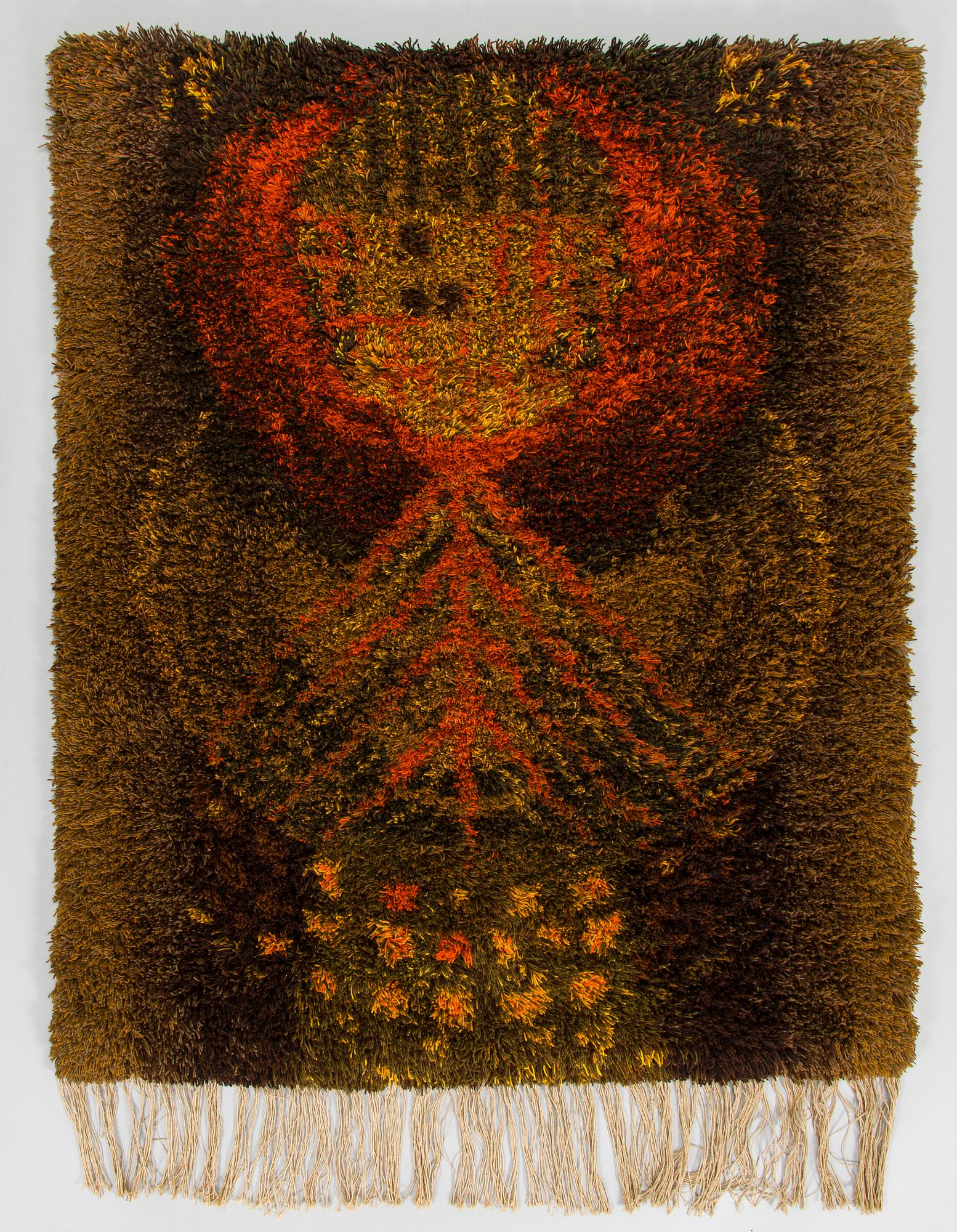 Terttu Tomero, A rya rug, model for Neovius. Circa 150 x 125 cm.