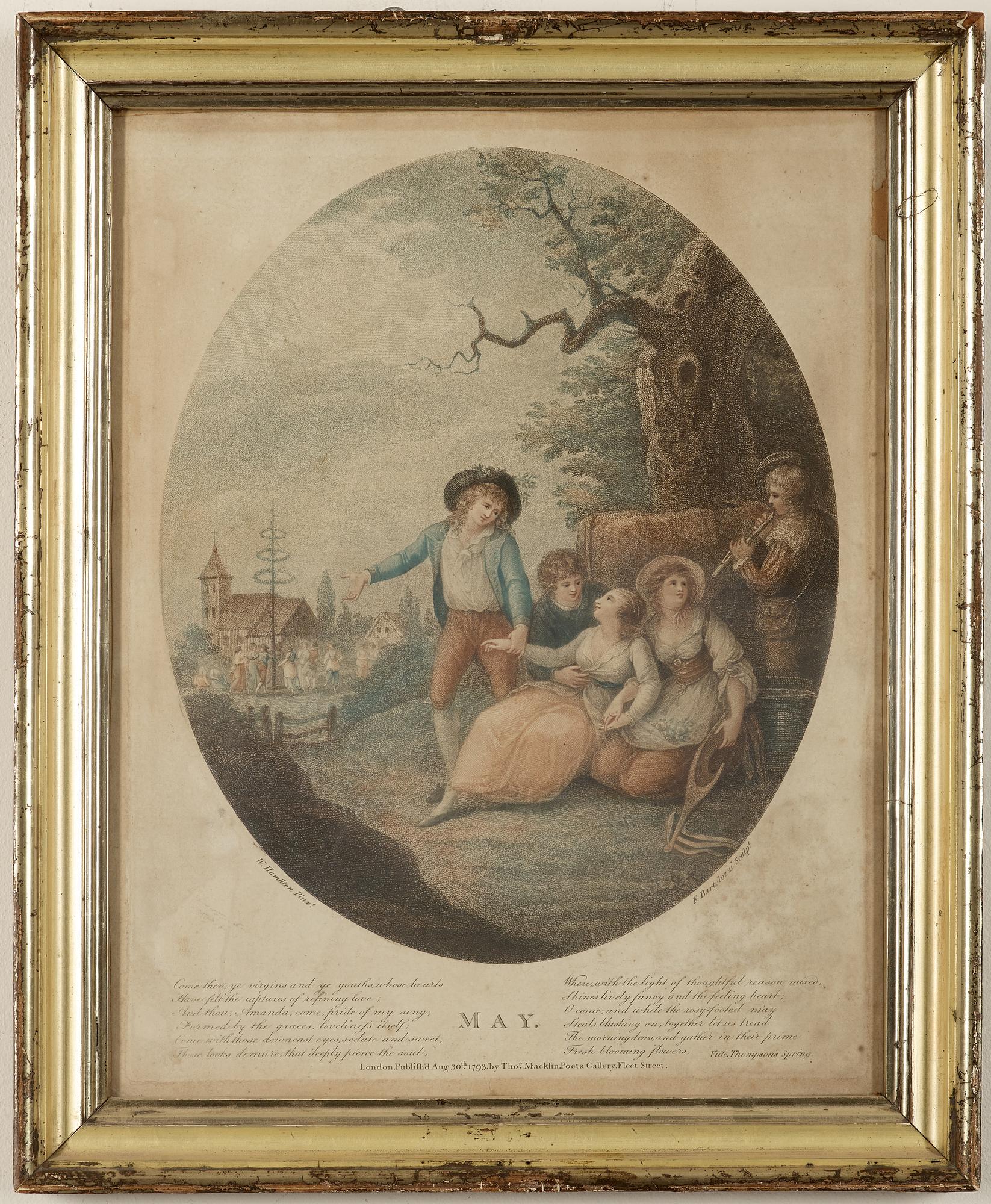 GRAVYRER. 12 st, England 1800-tal.