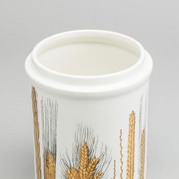 PIERO FORNASETTI, burk/urna porslin,  Italien, 1900-talets andra hälft.