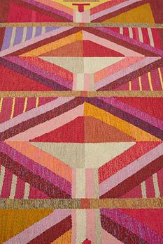 Agda Österberg, a carpet, flat weave, ca 196-201,5 x 115,5-116,5 cm, signed AÖ.