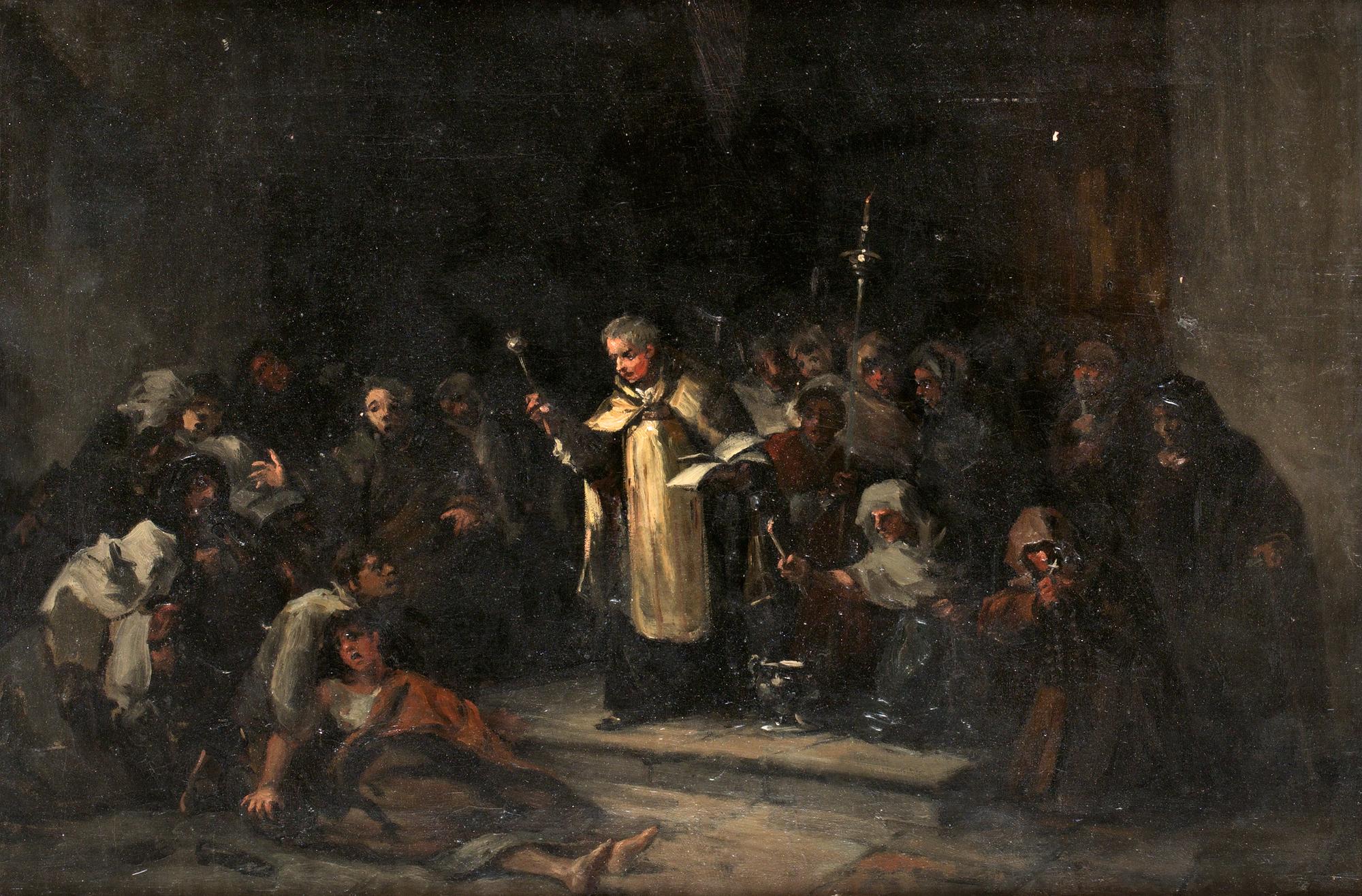 Eugenio Lucas Velasquez Tillskriven, Helbrägdagörelse.