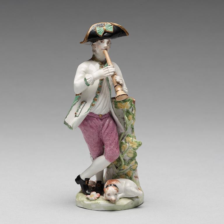 FIGURIN, porslin. Wien, 1700-tal.