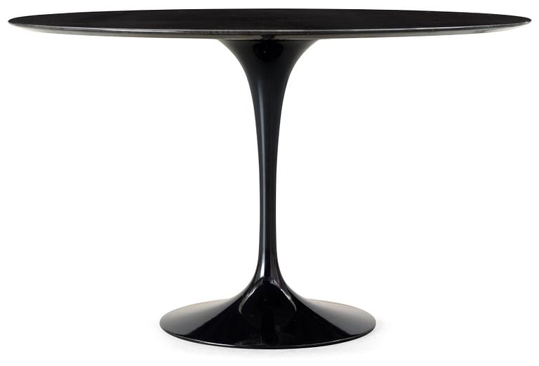 An Eero Saarinen 'Tulip' black marble top table, Knoll International, U.S.A.