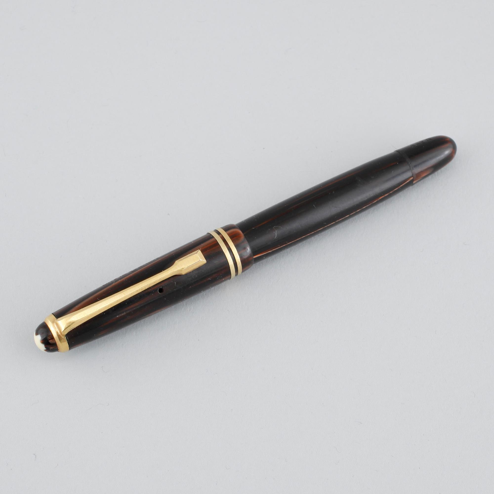 MONT BLANC fountain pen 242.G F Tiger Eye