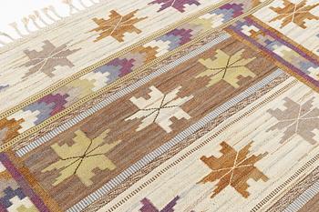 Märta Måås-Fjetterström, a carpet, 'Höstmattan', flat weave, ca 300 x 220 cm, signed AB MMF.