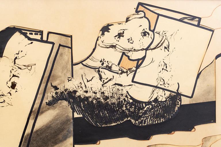 Holger Bäckström, mixed media.