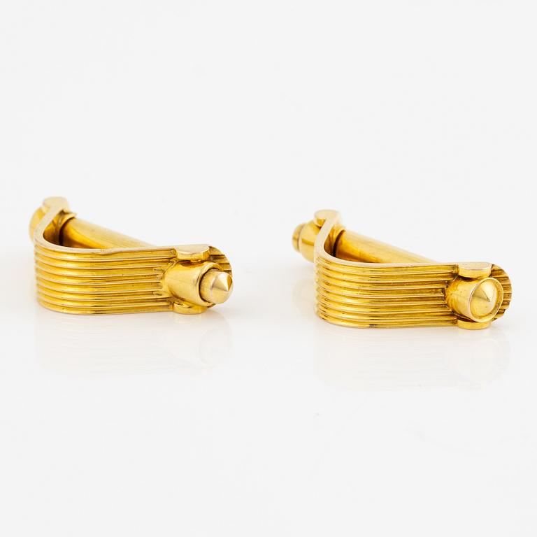 Cufflinks, a pair, 14K gold.