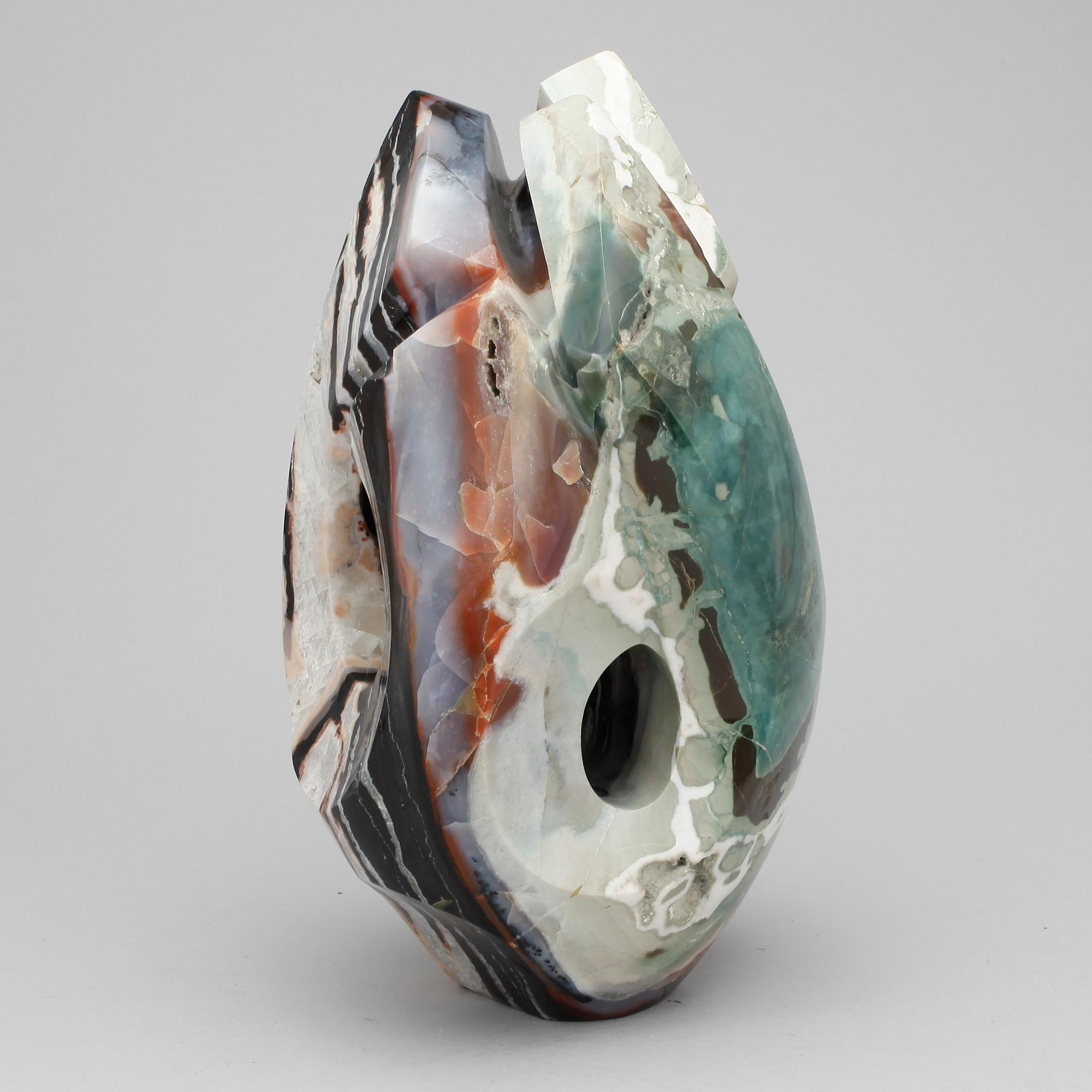 SKULPTUR, onyx, enl uppgift Romolo Grassi, Italien.