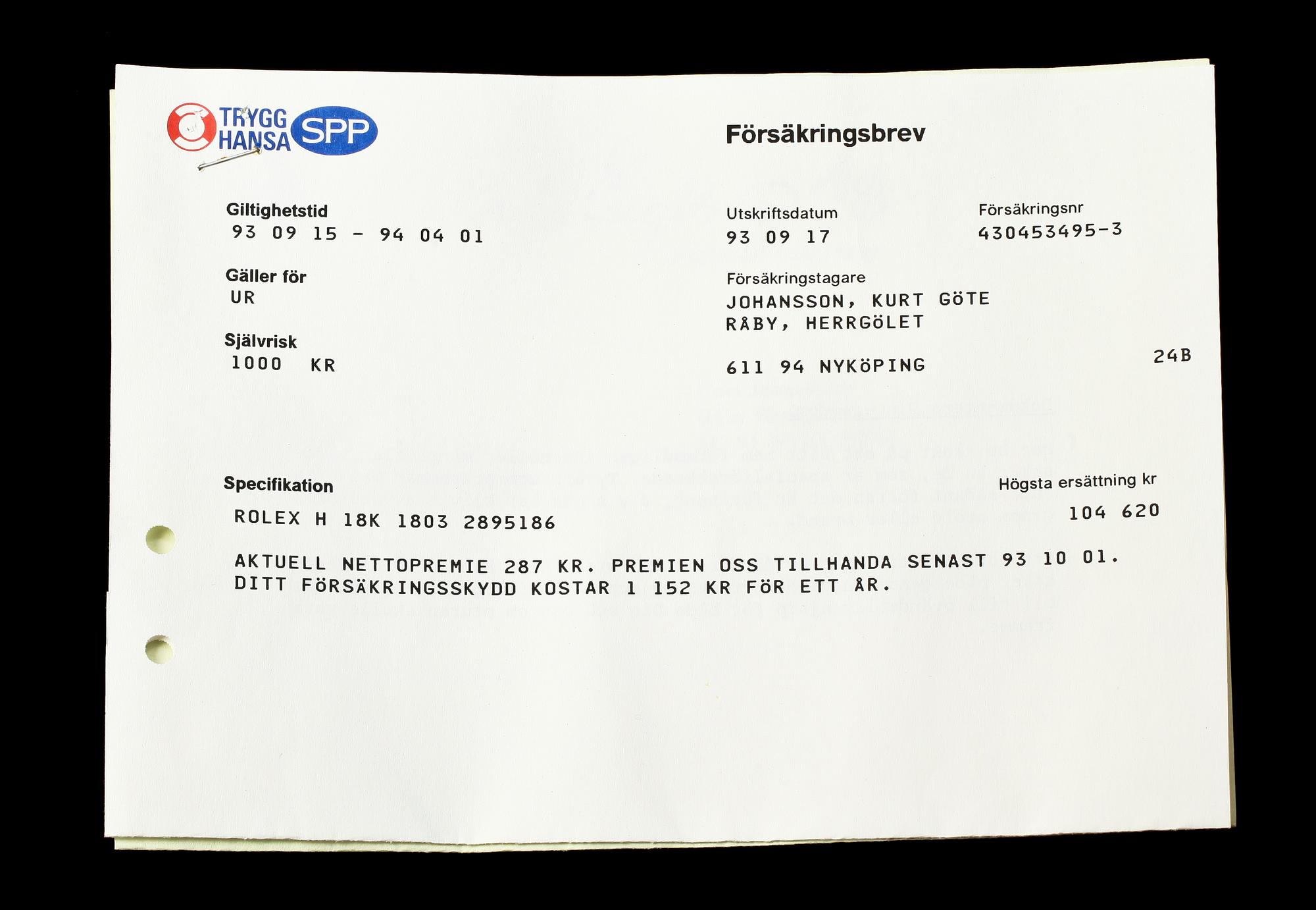 HERRARMBANDSUR, Rolex, Oyster Perpetual, automatisk.