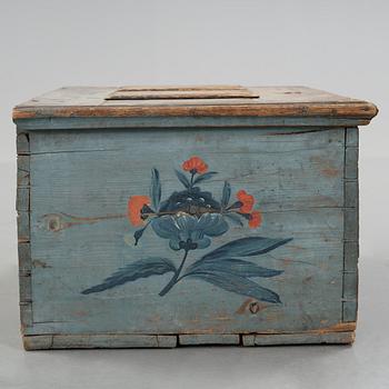 a folk art chest from Ljusdal Järvsö in the first half of the 19th century.