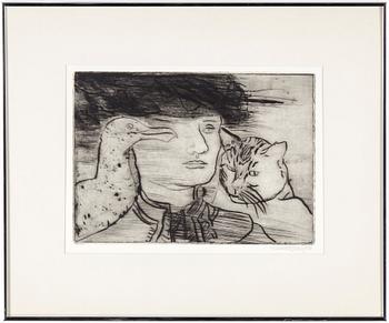 Hans Wigert · HANS WIGERT, etsning, signerad samt numrerad 29/30.
