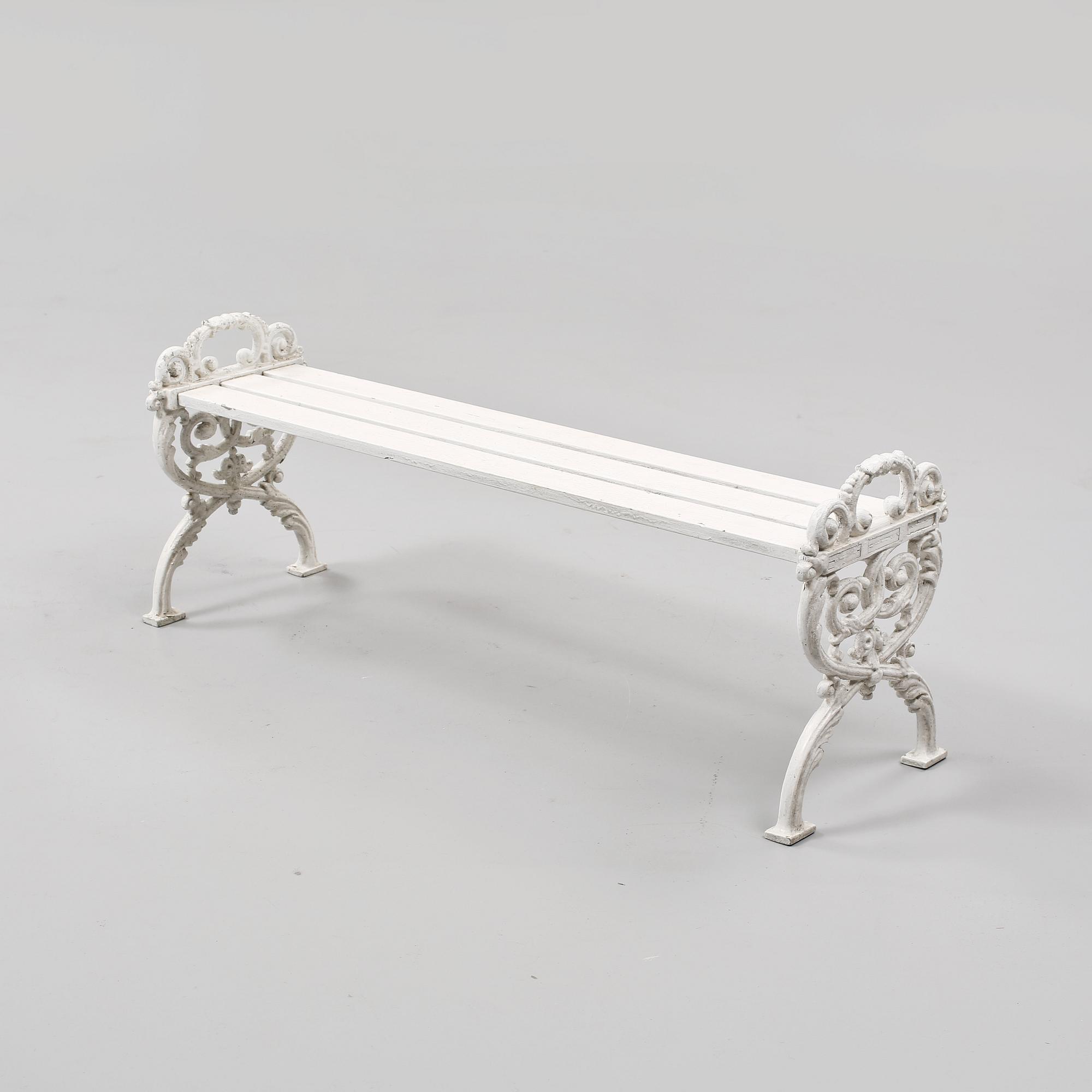 TRÄDGÅRDSBÄNK, 1900-tal.