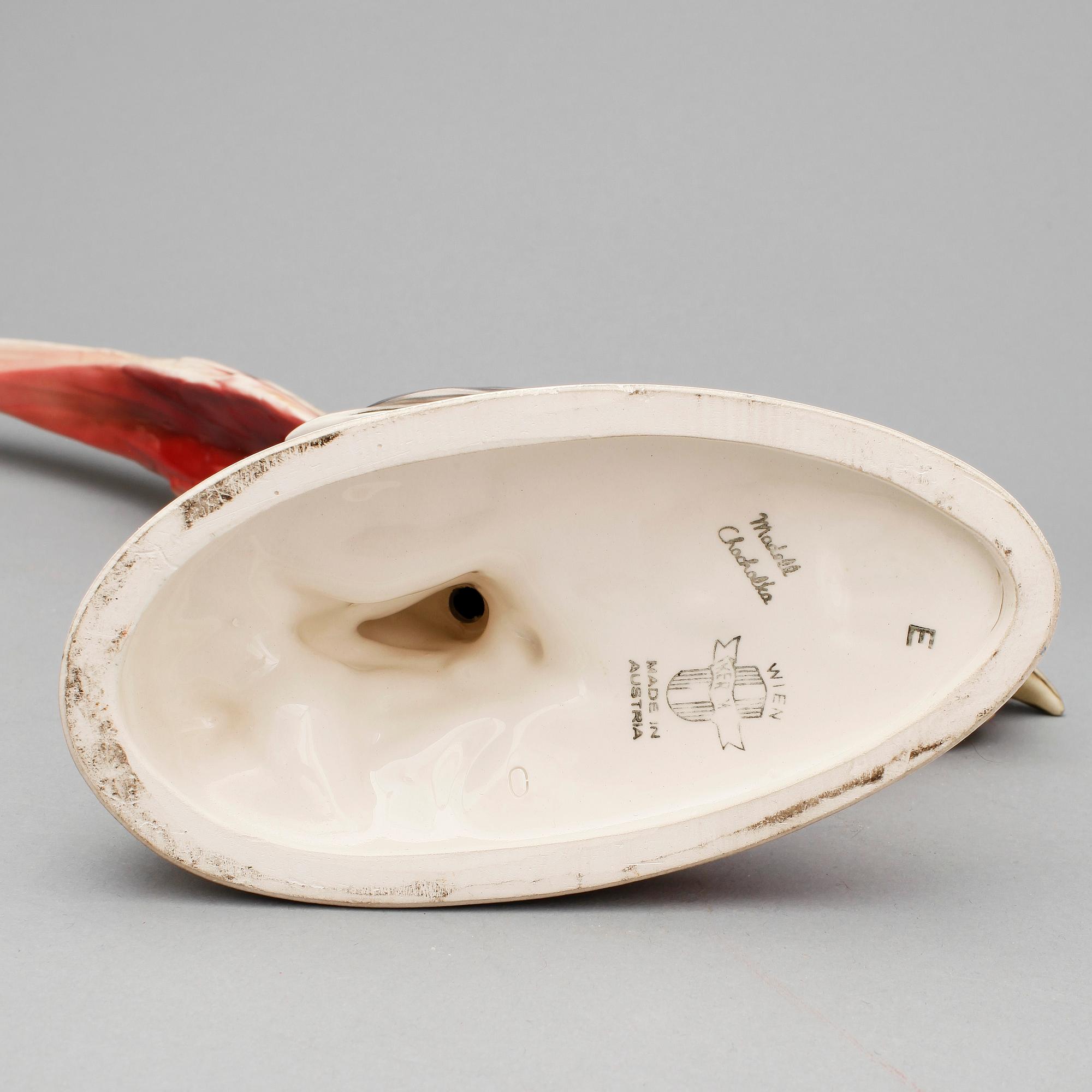 FIGURIN, porslin, Rudolf Chocholka, Keramos, Wien, Österrike, 1900-talets mitt.