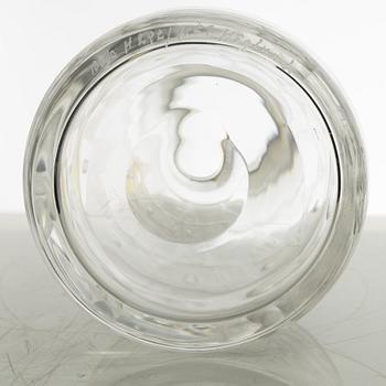 Erik Höglund, a glass vase, Boda Glasbruk Sweden 1950s.