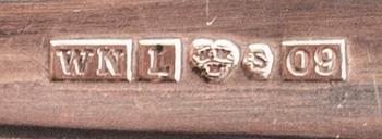 BESTICKUPPSÄTTNING, silver samt nysilver, 56+36 delar, modell "Rådhus", WN, Lidköping 1900-talets mitt.