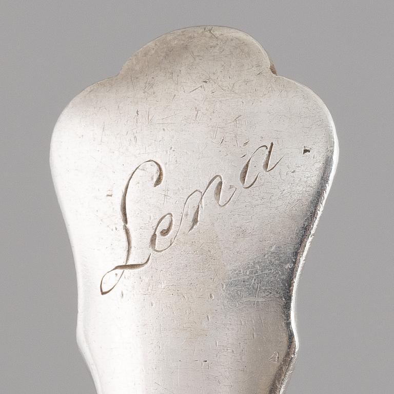 Bestickuppsättning, 108 delar, silver, modell Chippendale, bl a GAB, Stockholm 1953.