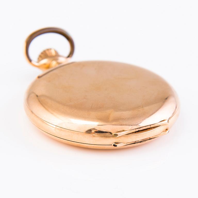 LONGINES, pocket watch, hunting case, 50 mm.