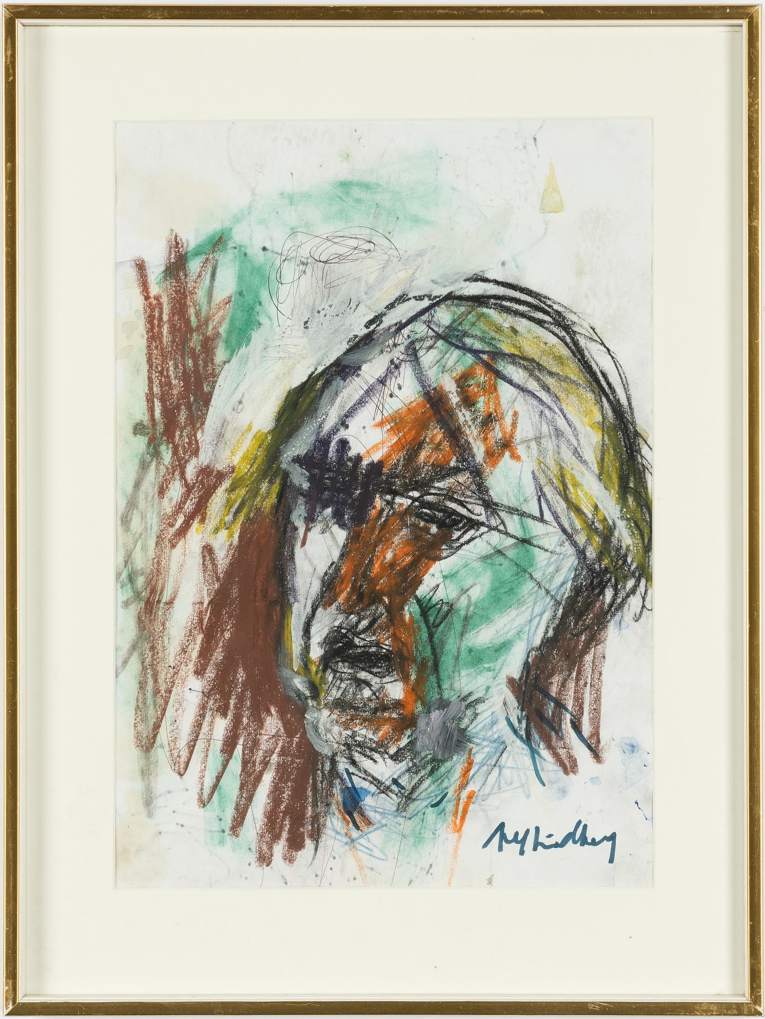 Alf Lindberg, Self-Portrait.