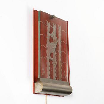 A Swedish Modern wall light, 1930's/40's.
