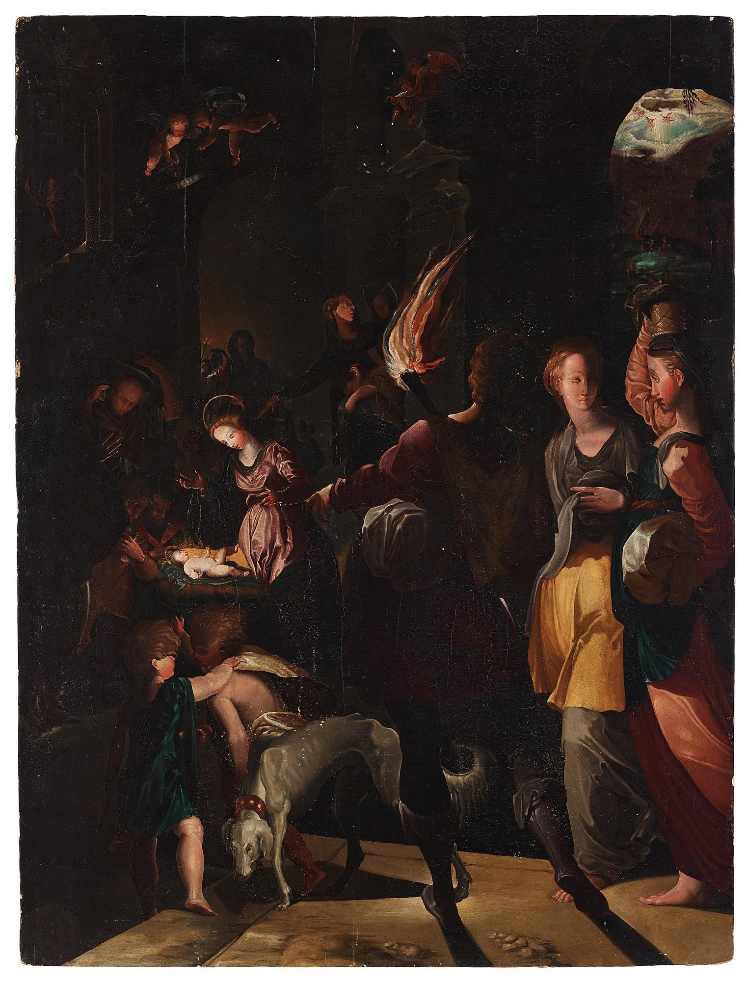 Italian school 16th/17th Century. Nativita.