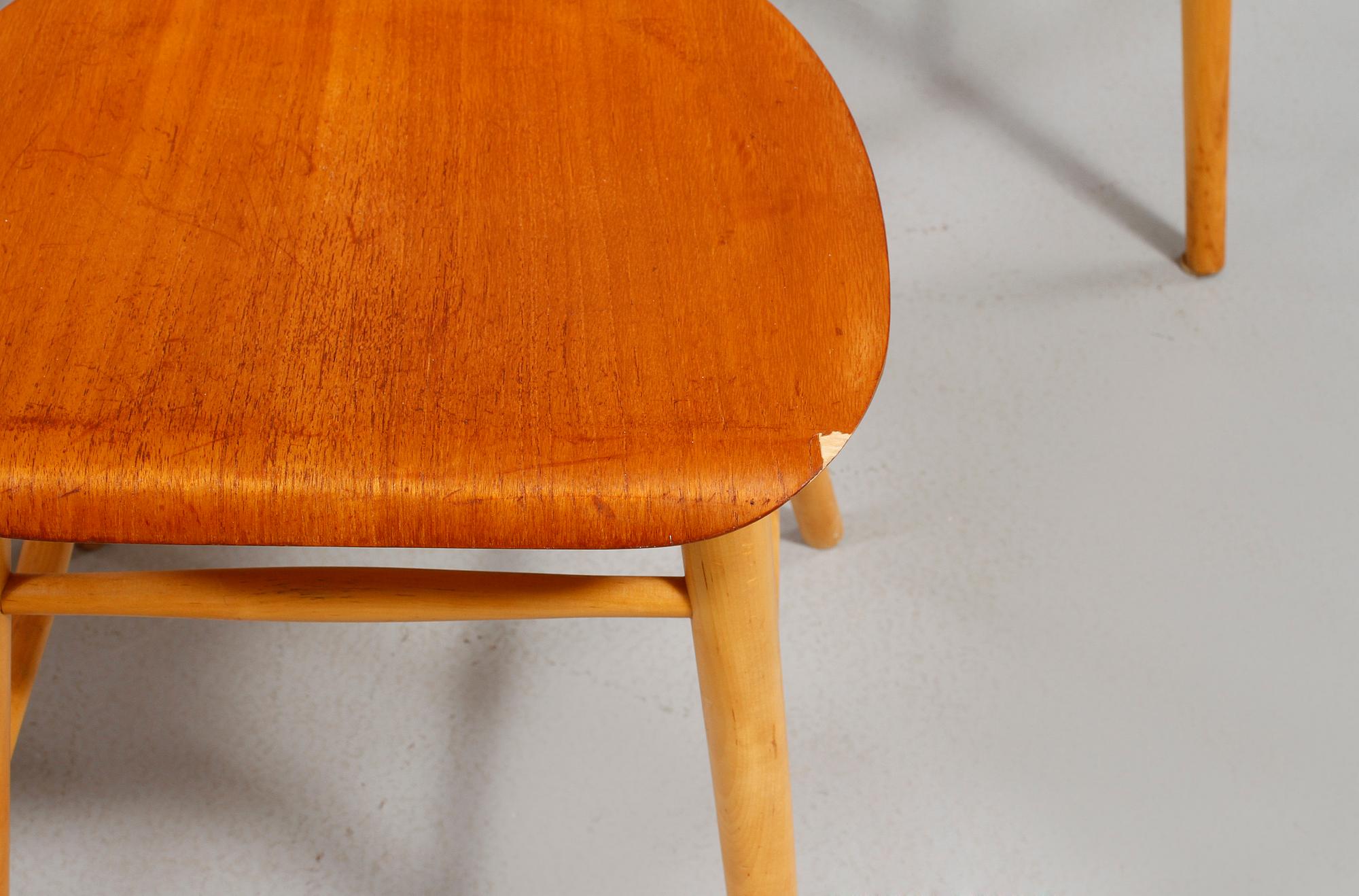 PINNSTOLAR, 8 st, 1950-/60-tal.