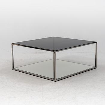 Claesson Koivisto Rune, a glass and chrome coffee table, 'Vertigo' Offecct, Sweden, 2005.