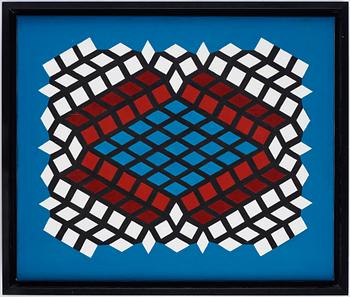 INGER EKDAHL, acrylic on canvas, signed on verso.