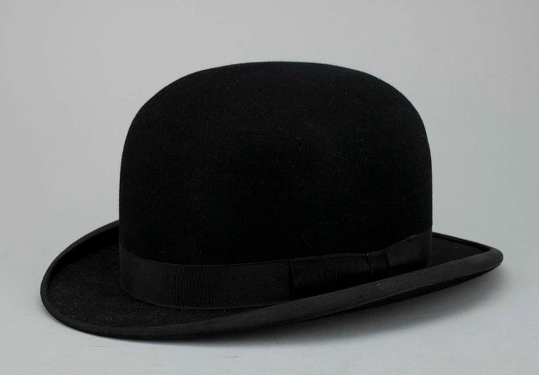 HATT, knall, filt och läder, Hückel flexibel-modell.