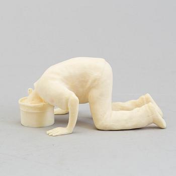 FREDRIK WRETMAN, skulptur, plast, monogramsignerad, daterad -10 och numrerad 37/80.