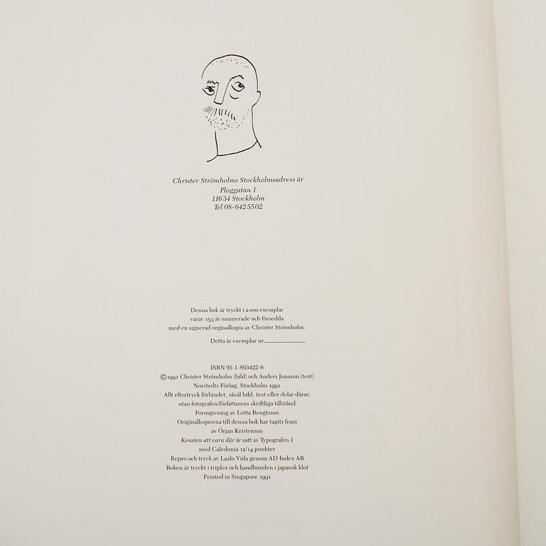 PHOTOBOOKS, 2, Christer Strömholm with dedication.