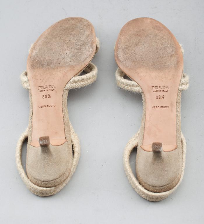 PRADA, sandaletter.
