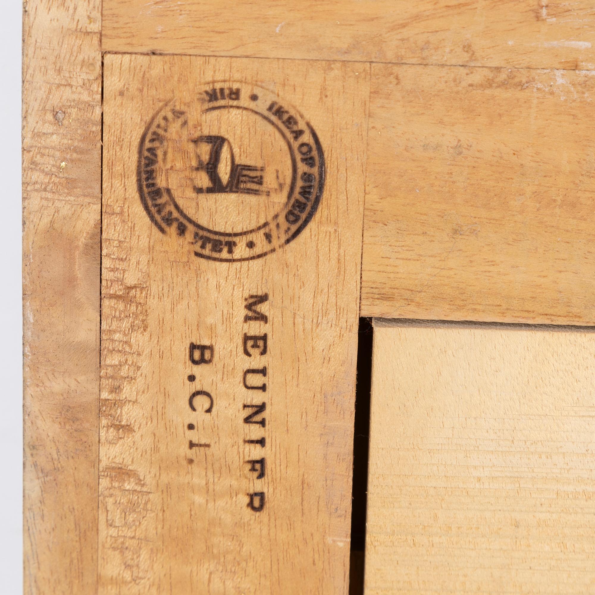 Spegel, gustaviansk stil, "Meunier", ur IKEA:s 1700-talsserie, 1990-tal.