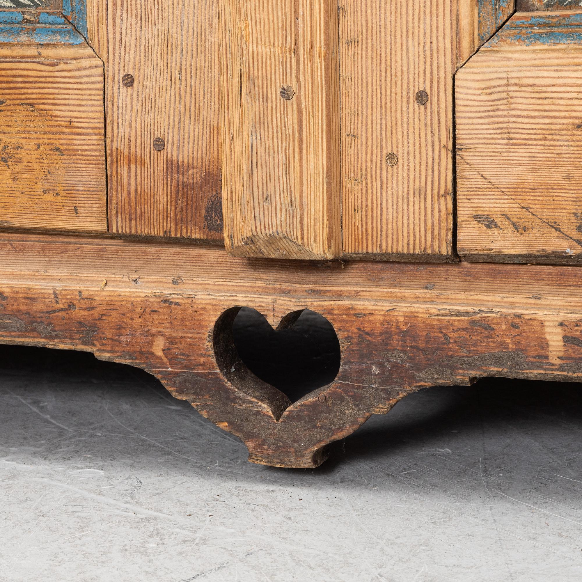 A cabinet, Värmland, dated 1842.