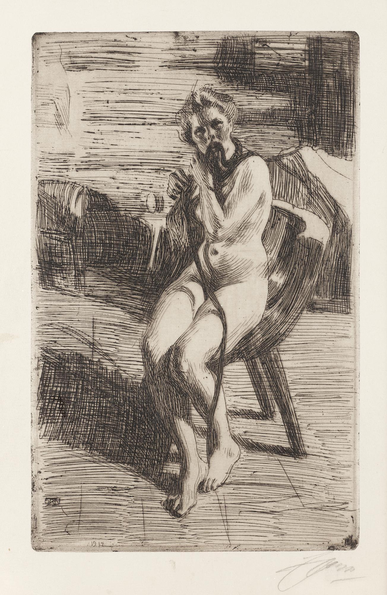 Anders Zorn, "Hårbandet".
