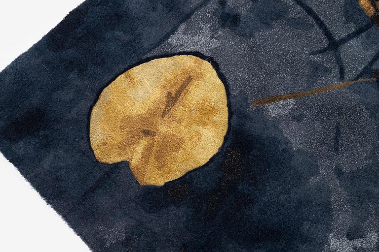 Denise Grünstein, a hand tufted 'Folium' carpet, hand tufted, c. 270 x 230 cm, Ferreira de Sá, Portugal.