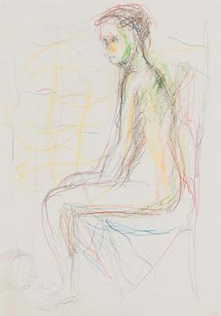 Rafael Wardi, Seated figure.