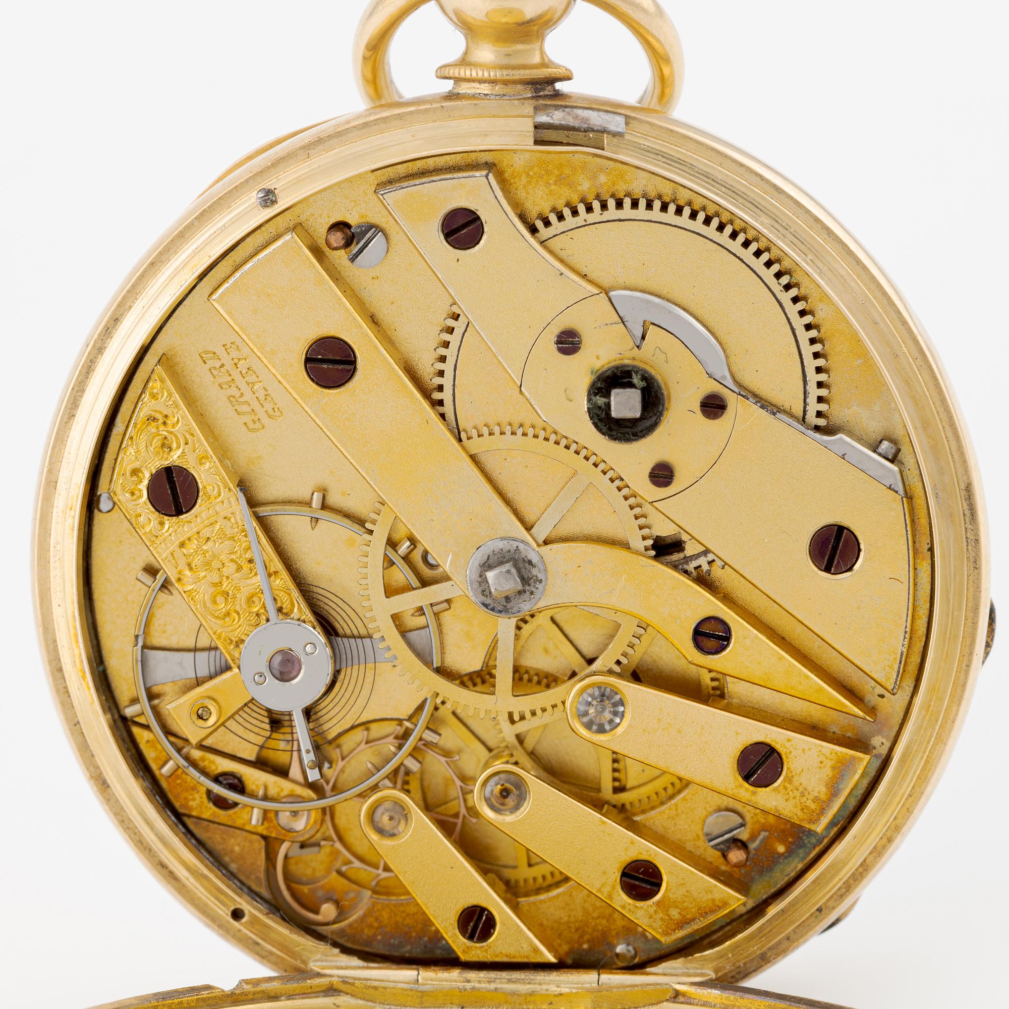 Girard, pocket watch, 40 mm.