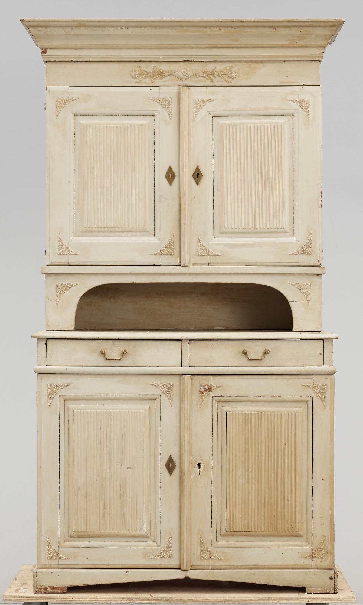 SKÅP, gustavianskt provinsarbete, 1800-talets första hälft.