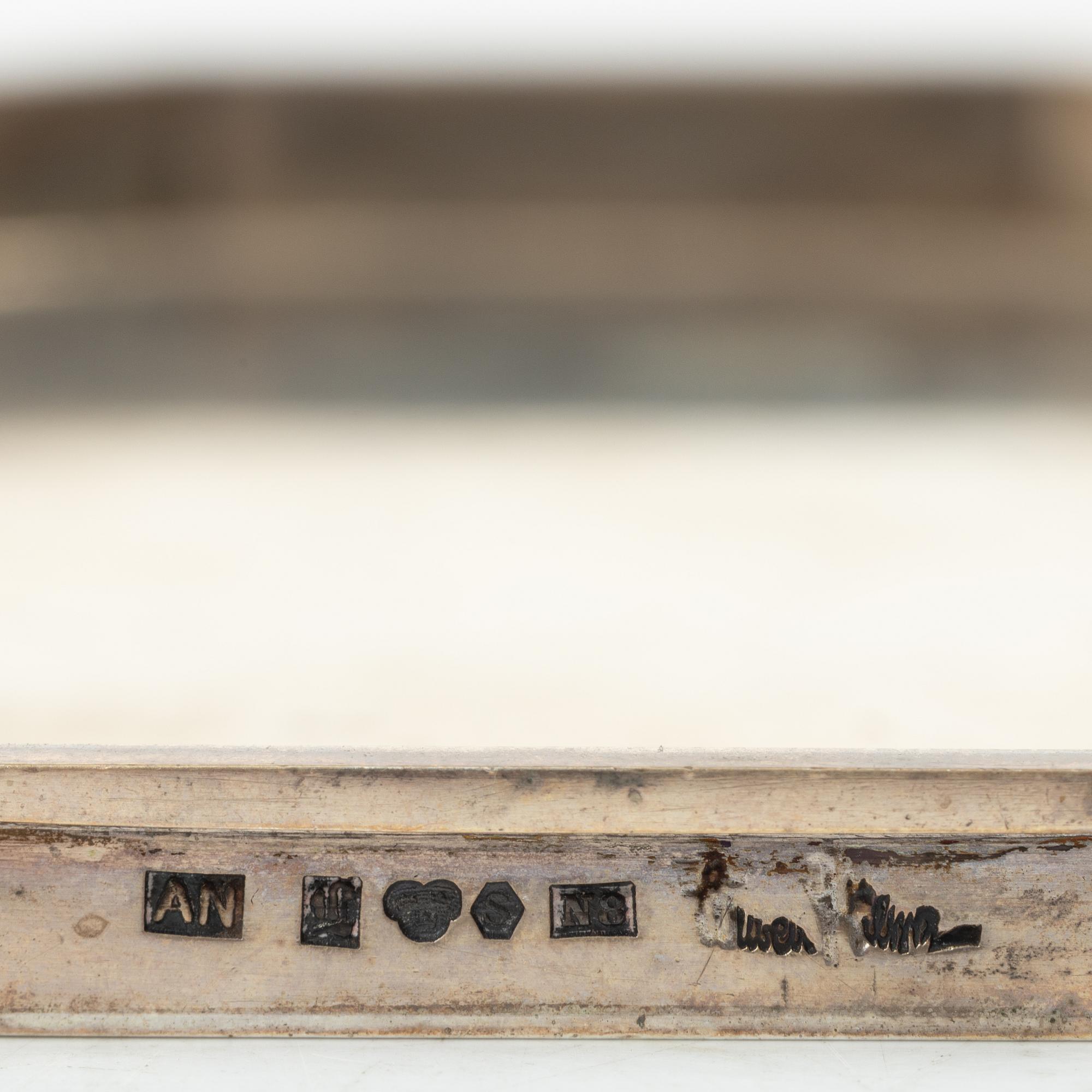 Wiwen Nilsson, a silver coaster, Nilsson A Hasselgrens Eftr Wiwen, Lund 1939.