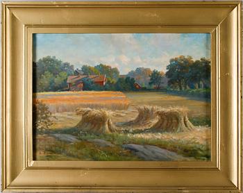 ISIDOR TÖRNSTRÖM, olja på duk, signerad.