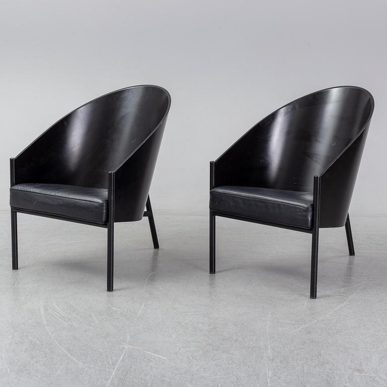 PHILIPPE STARCK, a pair of 'Costes' armchairs, Aleph, Driade, Italy.