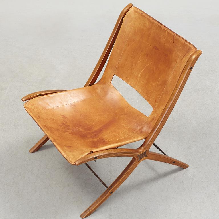 A Peter Hvidt & Orla Mølgaard Nielsen 'X-Chair', Fritz Hansen, Denmark, second half of the 20th c.