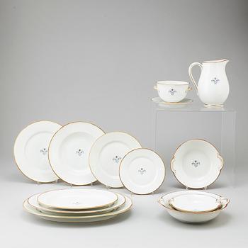 LOUISE ADELBORG, servis, 58 delar, "Swedish grace". Rörstrand, 1940-tal.