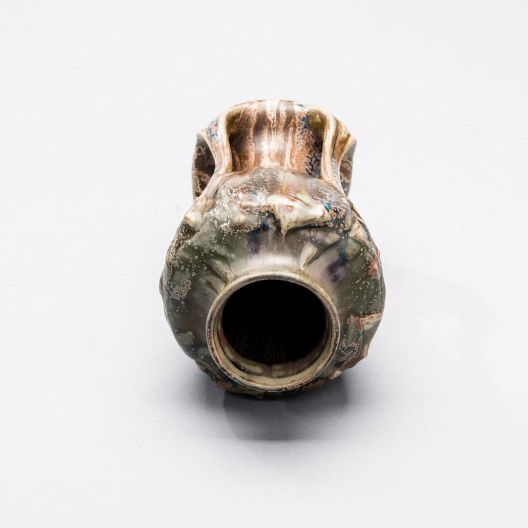 VAS, stengods med kristallglasyr, Denbac, Frankrike 1900-talets början.