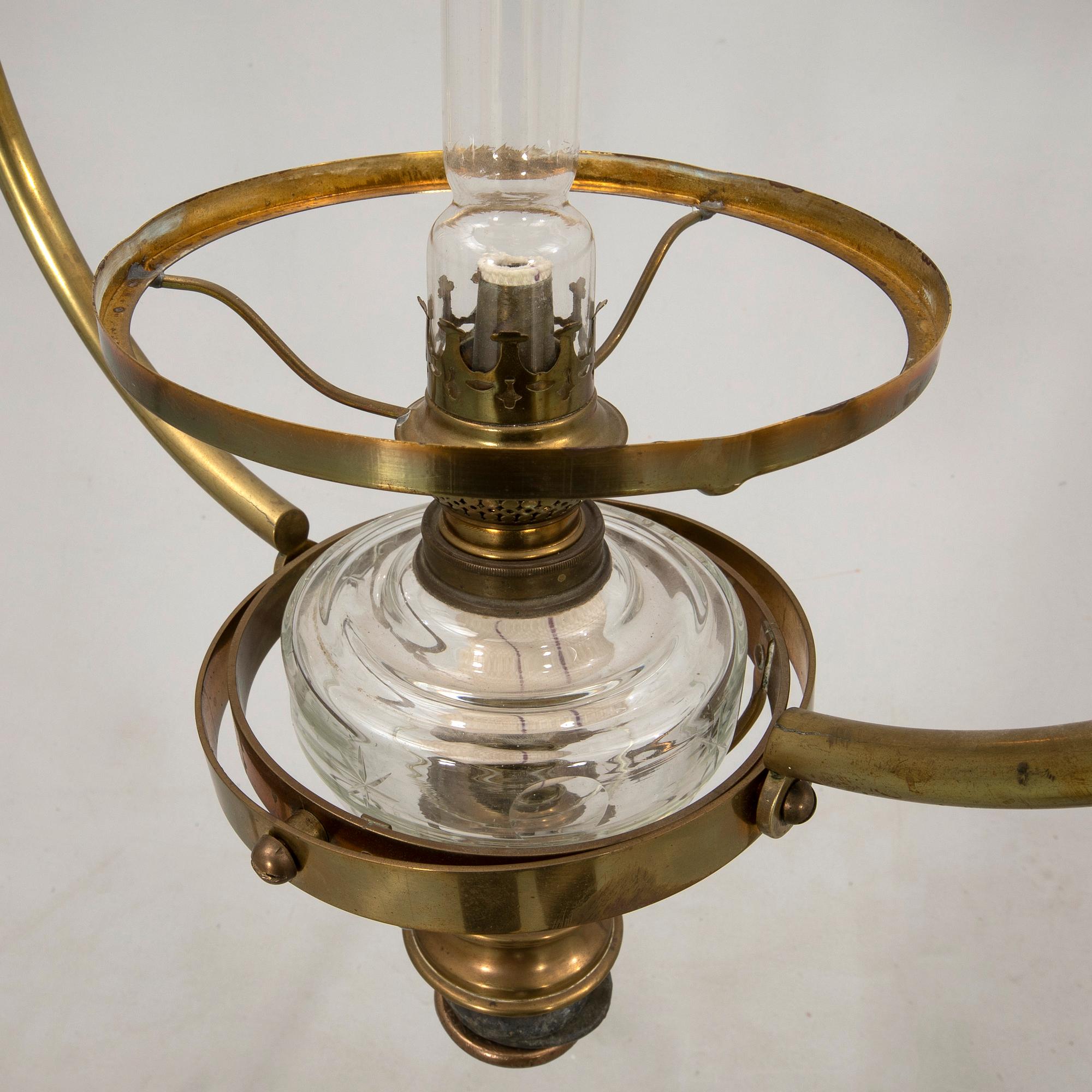 Salon lamp for ships JG Larsen Stockholm 1910s.