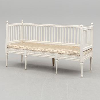 An early 19th century Gustavian sofa.